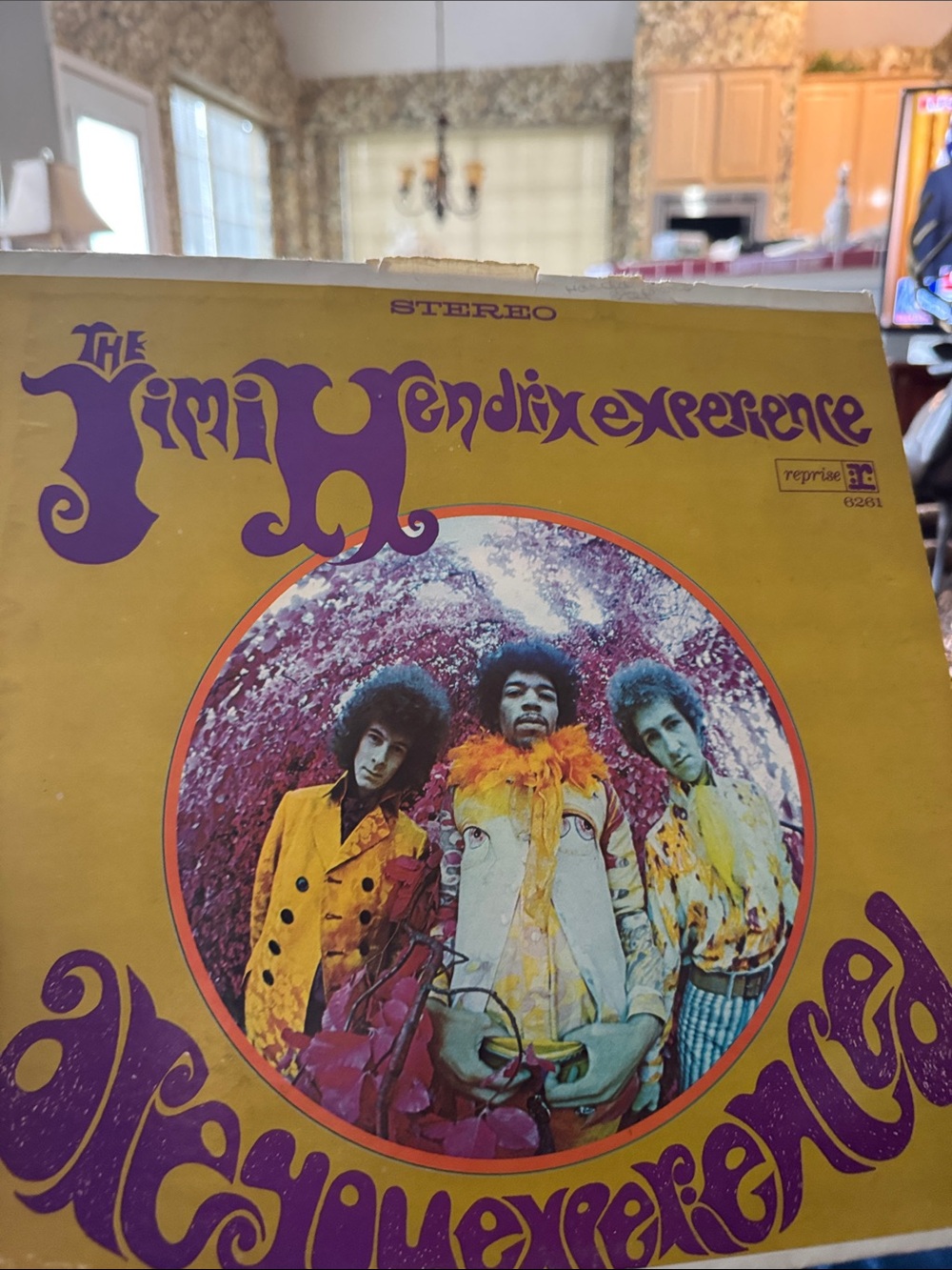 Purple & Yellow Vinyl Record Album Cover - The Jimi Hendrix Experience